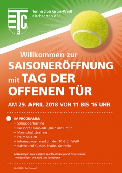 Einladung zum Tag der offenen Tür und der Saisoneröffnung