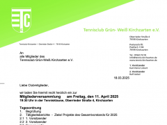 Einladung zur Mitgliederversammlung 2025